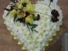 Heart funeral tribute