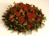 floral funeral posy 14"
