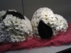 Snoopy made from flowers