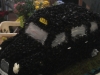 Taxi made from flowers