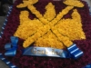 West Ham Badge made from flowers