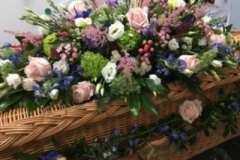 Cottage Garden Coffin Flowers