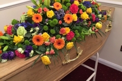 CITRUS Orange and Yellow coffin flowers