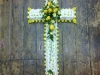 Cross Floral funeral tribute