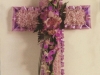Cross Floral funeral tribute