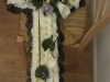 Cross Floral funeral tribute