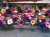Loose Mixed Flower DAD Funeral Tribute letters