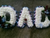 west-ham-dad Funeral Tribute letters