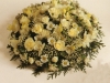 lemon and white floral posy 14"