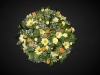 floral funeral posy 14"