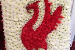 LIVERPOOL LOGO made from flowers