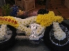Motor Bike-2D made from flowers