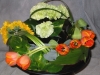 contemporary flower wreath 16"